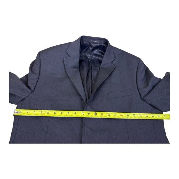 Lauren Ralph Blazer Men Size 46R Blue Classic Fit 100% Wool Coat READ - Picture 13 of 16